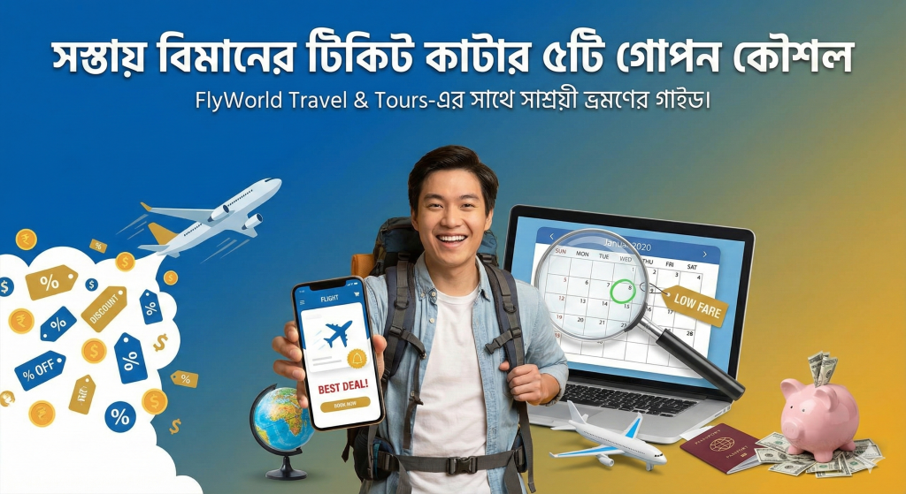 সস্তায় বিমানের টিকিট কাটার ৫টি গোপন কৌশল